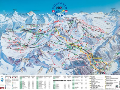 Pistenplan Ischgl - Samnaun - Skisaison 2008-2009 Pistenplan Ischgl - Samnaun - Skisaison 2008-2009