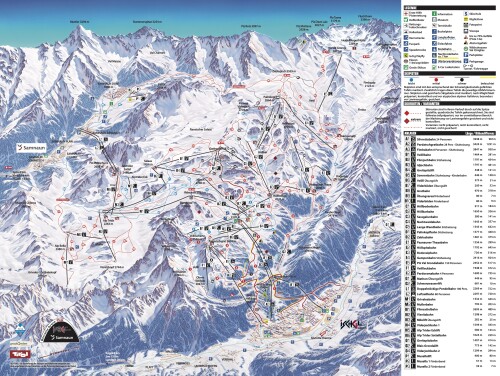 Pistenplan Ischgl - Samnaun - Skisaison 2022-2023 Pistenplan Ischgl - Samnaun - Skisaison 2022-2023