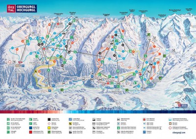 Piste Map Obergurgl - Hochgurgl - Ski season 2015-2016 Piste Map Obergurgl - Hochgurgl - Ski season 2015-2016