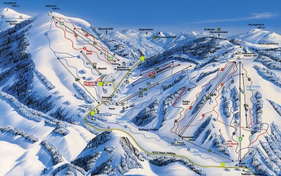 Piste Map Skigebiet Feldberg - Ski season 2006-2007