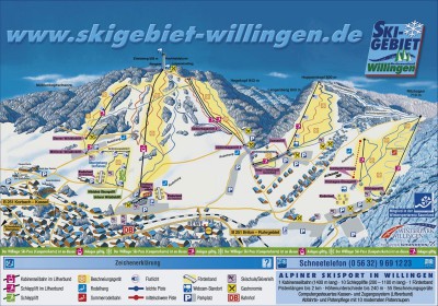 Piste Map Willingen - Ski season 2007-2008