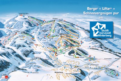 Pistenplan Winterberg - Skisaison 2009-2010