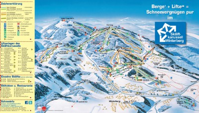 Pistenplan Winterberg - Skisaison 2012-2013