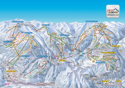 Pistekaart Zillertal Arena - Skiseizoen 2015-2016 Pistekaart Zillertal Arena - Skiseizoen 2015-2016