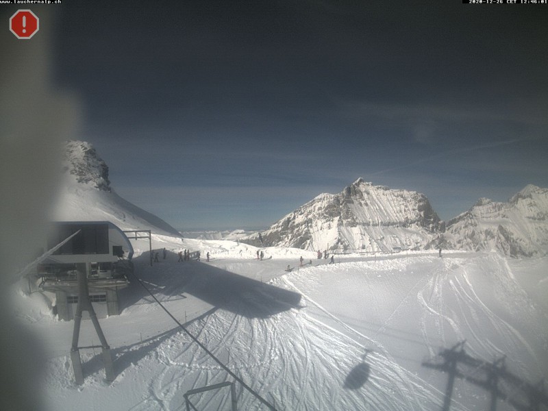 Blick Richtung Norden, Lauchernalp / Lötschental - 26-12-2020 12:47 Blick Richtung Norden, Lauchernalp / Lötschental - 26-12-2020 12:47