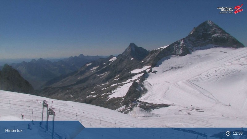 Webcam Gefrorene Wand - Hintertuxer Gletscher | AlpenCams