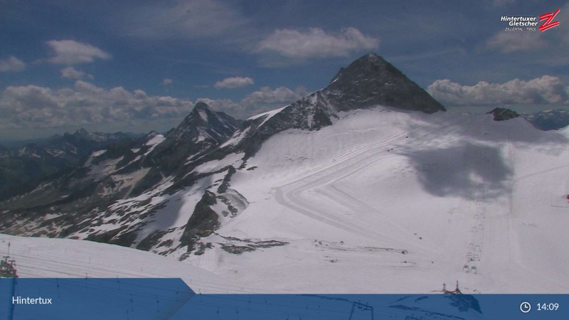 Webcam Gefrorene Wand (Hintertuxer Gletscher) | AlpenCams