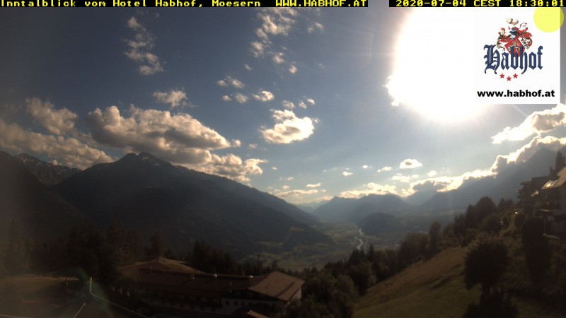 Inntalblick vom Hotel Habhof Mösern, Seefeld Olympiaregion - 04-07-2020 18:35