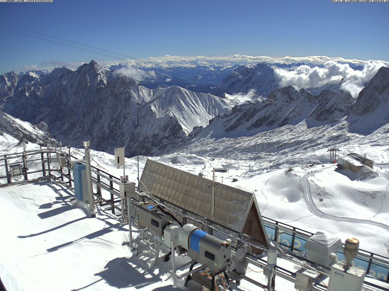 Schneefernerhaus (Forschungsstation), Zugspitze - 27-09-2020 12:22 Schneefernerhaus (Forschungsstation), Zugspitze - 27-09-2020 12:22