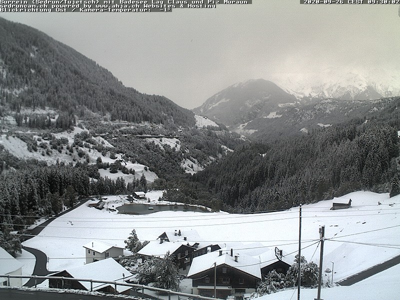 Surrein Richtung Osten (Disentis), Andermatt - Sedrun SkiArena - 26-09-2020 09:34